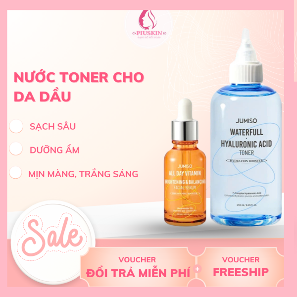 Toner cân bằng da cao cấp.