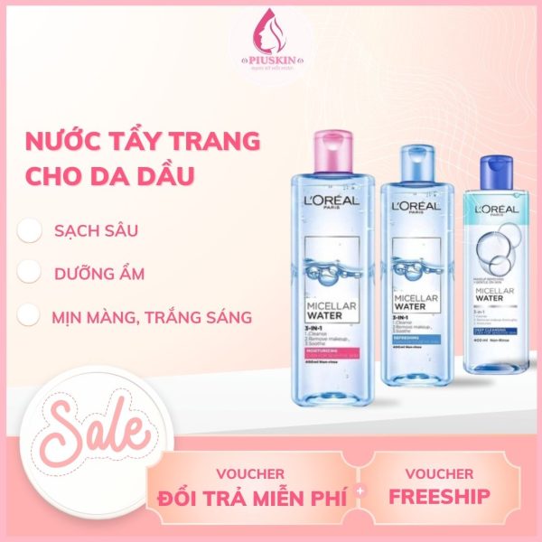 nước tẩy trang L'Oréal Micellar Water