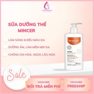 Kem Body Lotion Dưỡng Trắng & Chống Lão Hoá Mincer Pharma Vita C Infusion Body Lotion