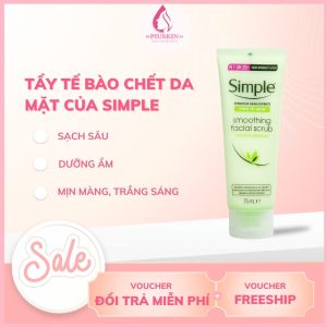 Tẩy tế bào chết da mặt Simple