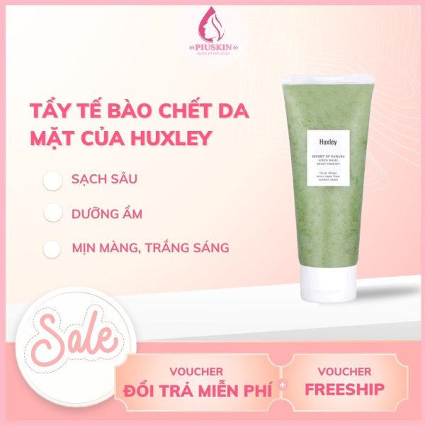 Tẩy tế bào chết da mặt của Huxley