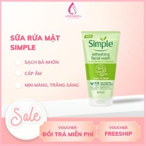Sữa rửa mặt Simple