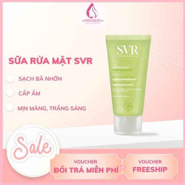 sữa rửa mặt SVR