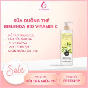 Sữa dưỡng thể trắng da Bielenda Bio Vitamin C Moisturizing And Toning Body Milk
