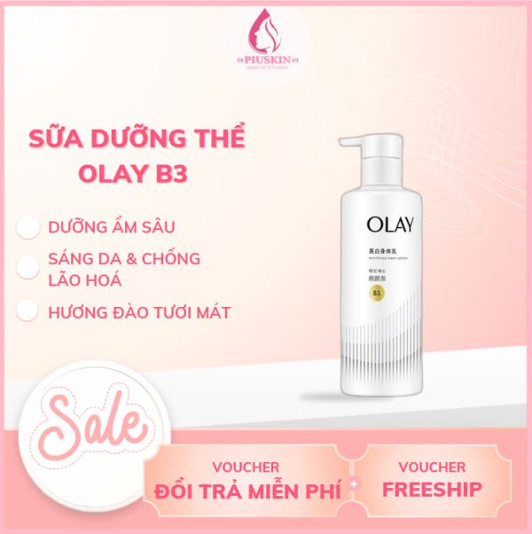 Sữa Dưỡng Thể OLAY Vitamin C Bright Ultra Whitening Dưỡng Trắng Da Toàn Thân
