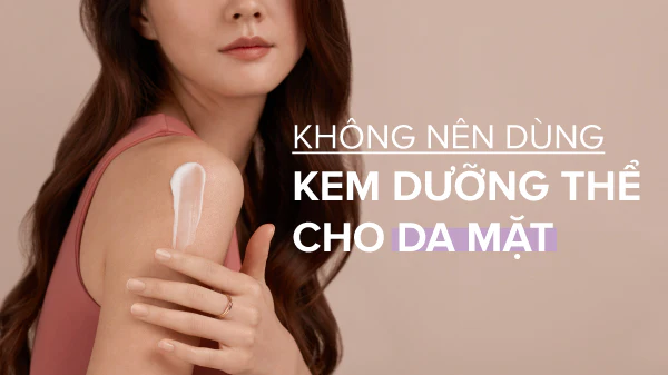 Kem dưỡng thể bôi mặt được không