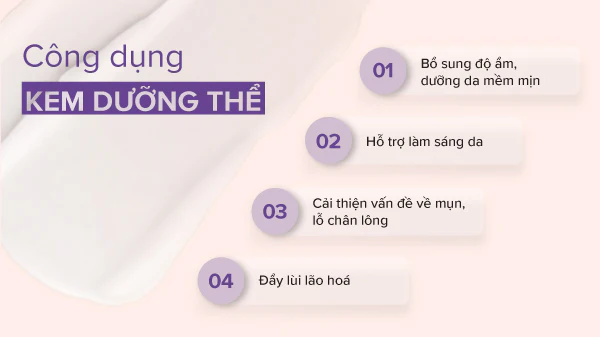 Kem dưỡng thể là gì