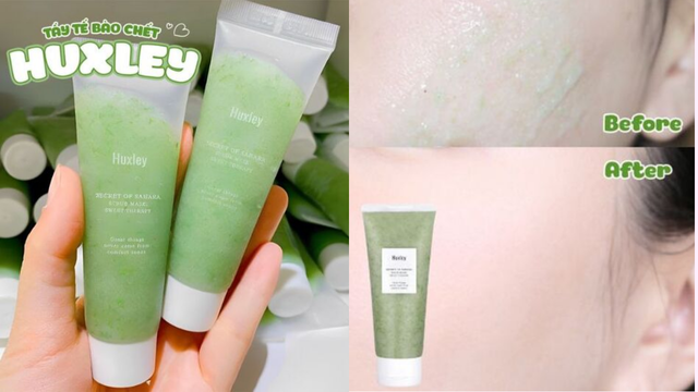 Tẩy tế bào chết da mặt da nhạy cảm Huxley
